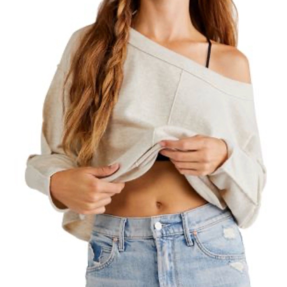 Free People Jamie Seamed Sweater